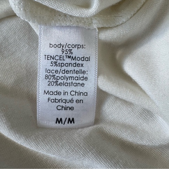 EBERJEY~ Mia Slip Chemise dress in Ivory Cream Size Medium - Picture 11 of 14